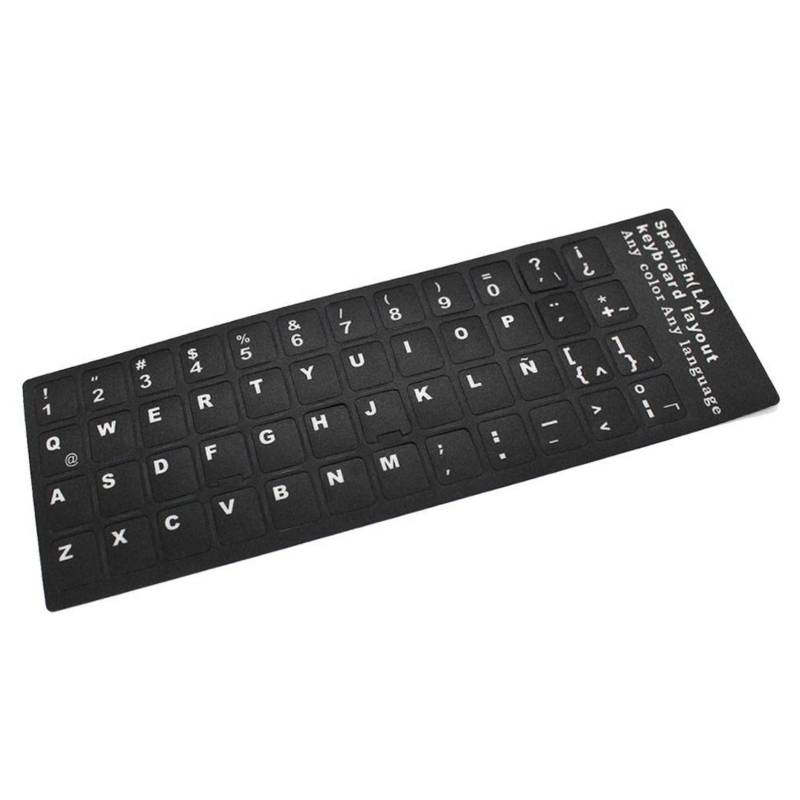 PEGATINA PARA CONVERTIR TECLADO EN IDIOMA LA NEGRO