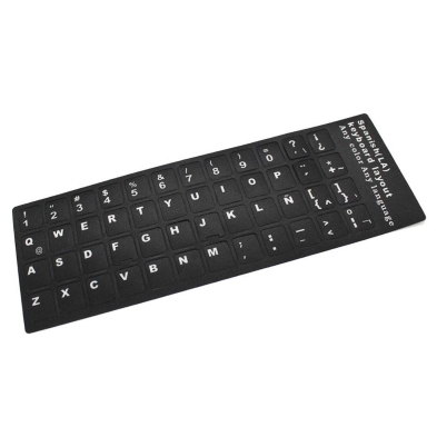 PEGATINA PARA CONVERTIR TECLADO EN IDIOMA LA NEGRO