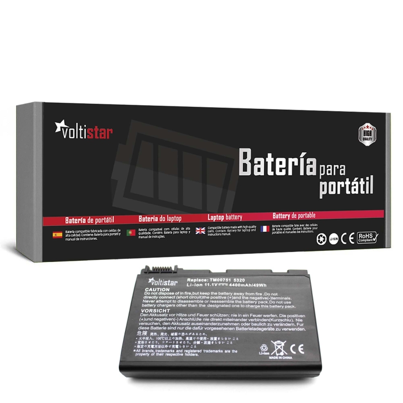 Batteria per portatile Acer Travelmate 5310 5320 5520 5720 7520