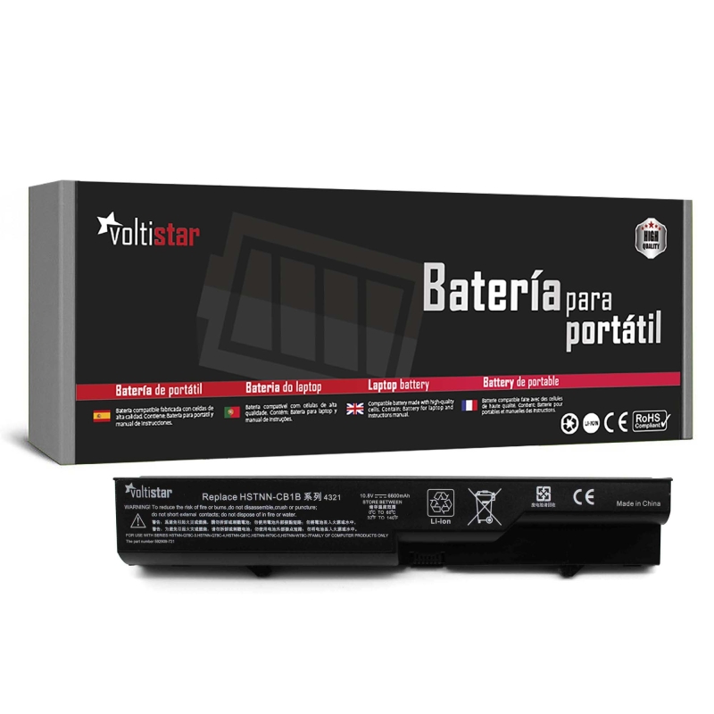 BATERÍA PARA HP 620 320 PROBOOK 4520S 6600 MAH 9 CELDAS