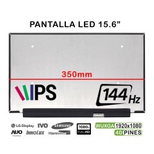 PANTALLA LED DE 15.6" PARA PORTÁTIL B156HAN09.2 HW1A FHD IPS 144HZ 350MM 40 PINES