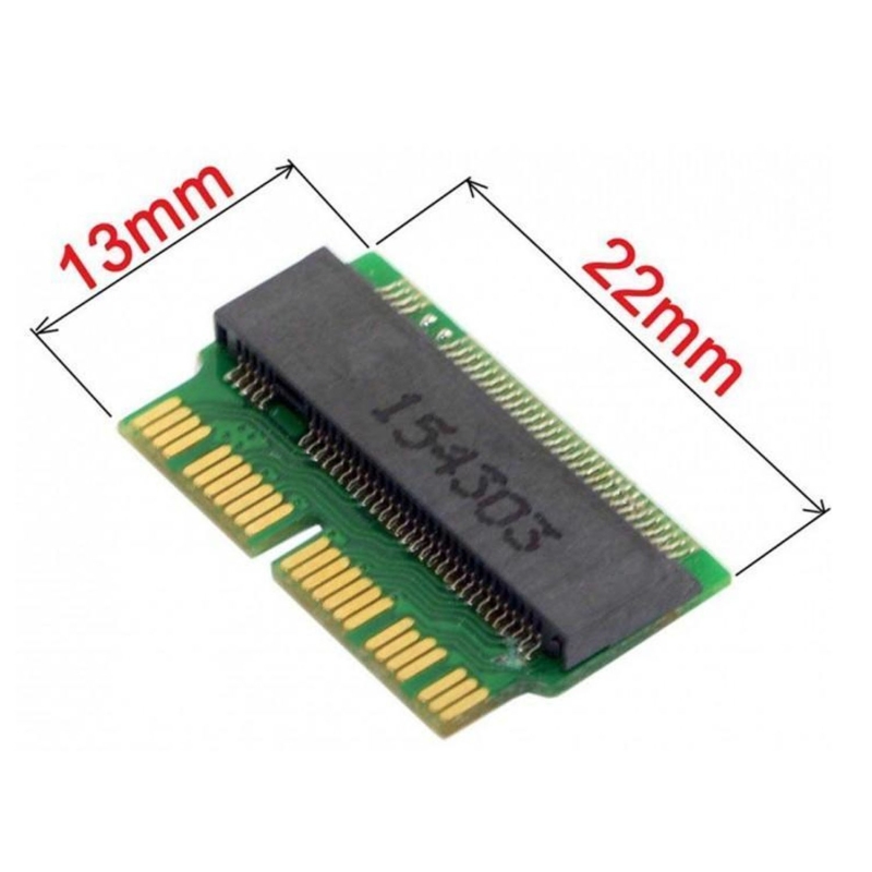 Adattatore SSD M.2 per laptop Apple MacBook Air Pro A1465 2013-2015