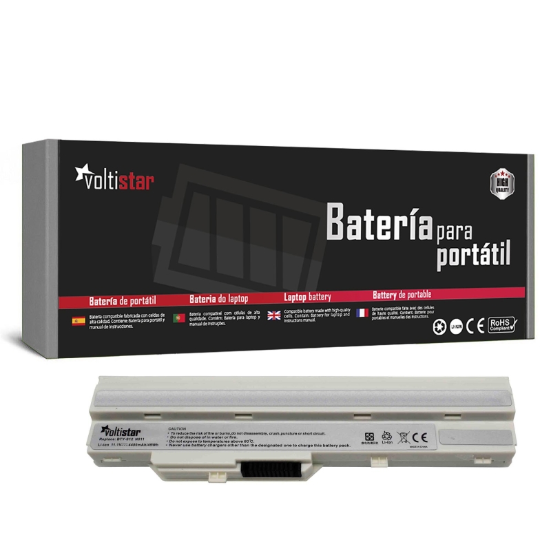 BATERÍA PARA PORTÁTIL LG X110 X-110 BTY-S11 BTY-S12 BLANCA