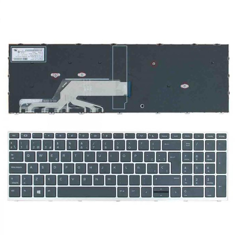 Tastiera nera per laptop HP Probook 455 G5