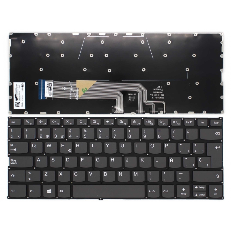 TECLADO PARA PORTATIL LENOVO YOGA 530S-14IKB 730-13IKB AE08L010