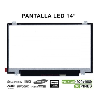 PANTALLA LED DE 14" PARA PORTÁTIL LENOVO YOGA 500-14IBD 500-14IHW 500-14ACL FLEX 3-1470