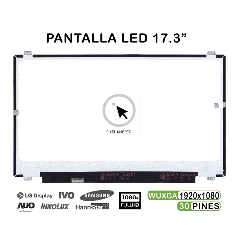 ECRÃ LED DE 17.3" PARA PORTATIL NV173FHM-N41 B173HAN01.0