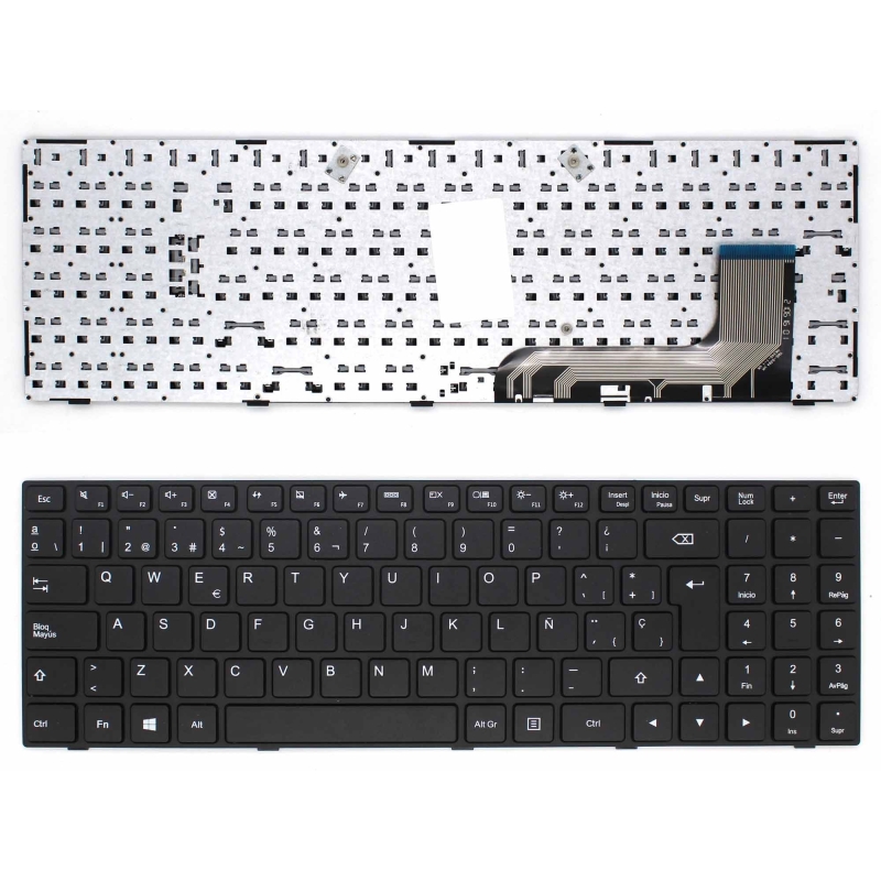 TECLADO PARA PORTÁTIL LENOVO IDEAPAD 100-15IBY ESSENTIAL B50-10 5N20J30783 35041637