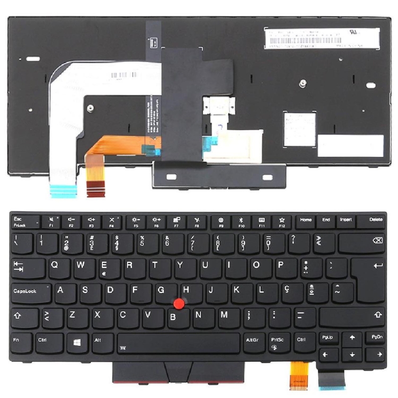 TECLADO PARA PORTATIL LENOVO THINKPAD T460 T470 EN PORTUGUÊS