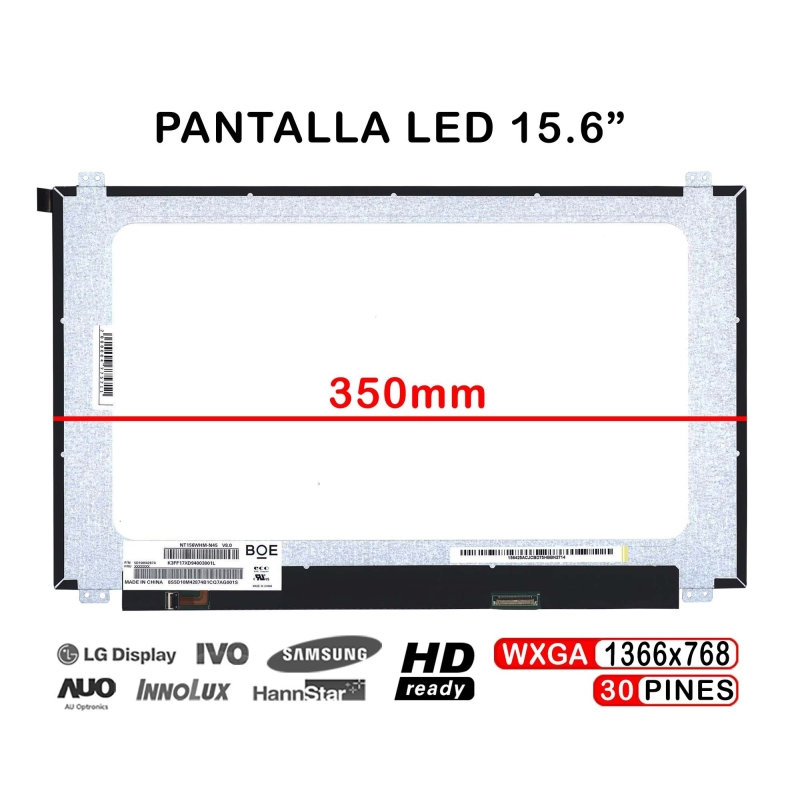 PANTALLA PORTÁTIL LED 15.6 PULGADAS LP156WH4