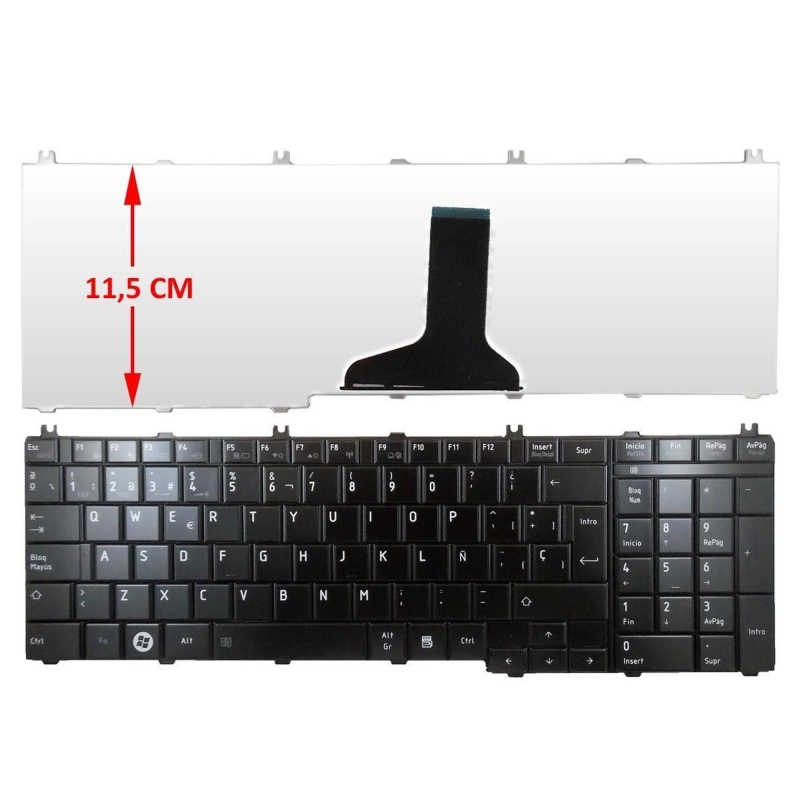 TECLADO PARA TOSHIBA SATELLITE L850 C850 L850D L855 L870 L870D