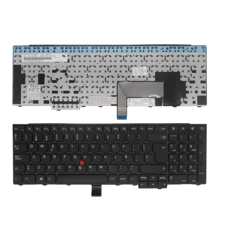 TECLADO PARA PORTATIL LENOVO THINKPAD T540 E531 E540 E570 E575 01AX130 01AX170 01AX210