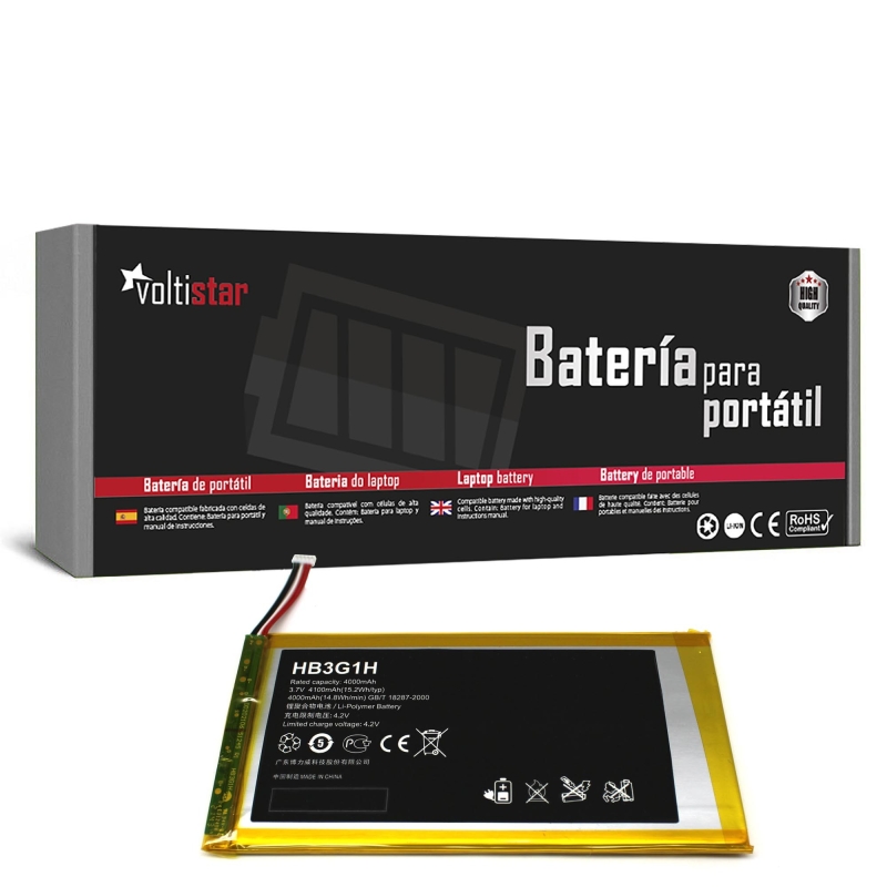 BATERIA PARA TABLET HUAWEI MEDIAPAD S7-301U S7-301W S7-302 S7-303 HB3G1H