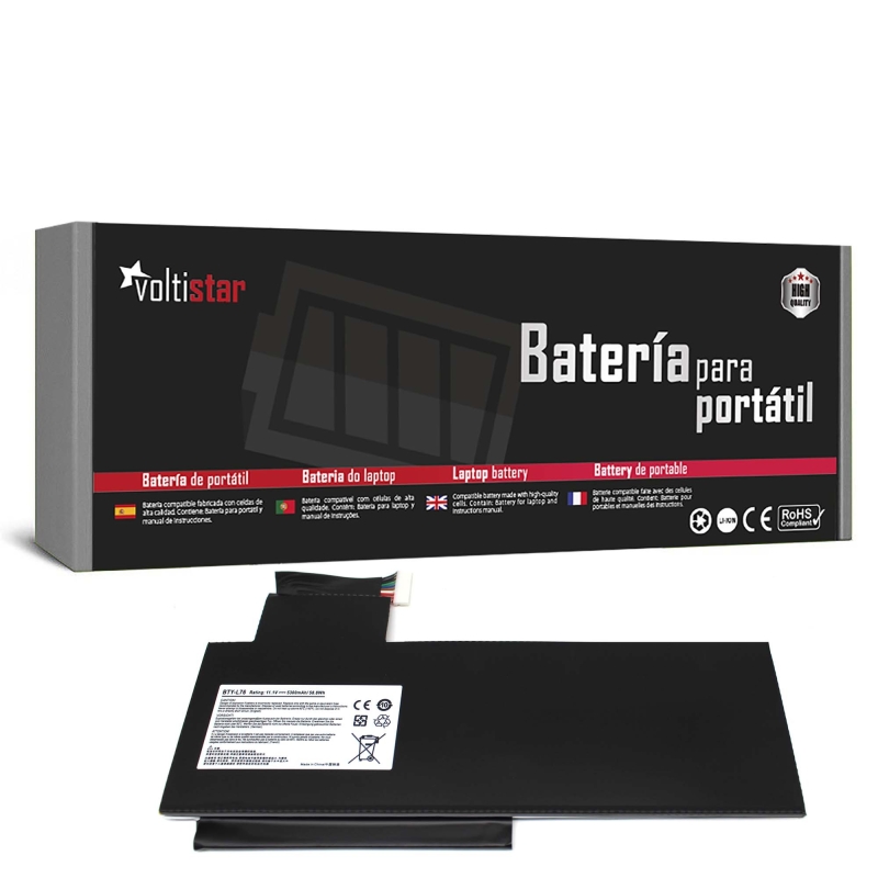 BATERIA PARA PORTÁTIL MSI GS70 GS720 WS720 XMG C703 X7611 X7613 X7615 BTY-L76 MS-1771