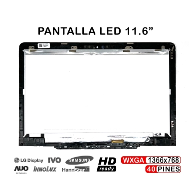 PANTALLA CON MARCO PARA PORTÁTIL LENOVO CHROMEBOOK N23 LP116WH8 SPA1 5D10K85106 REACONDICIONADA