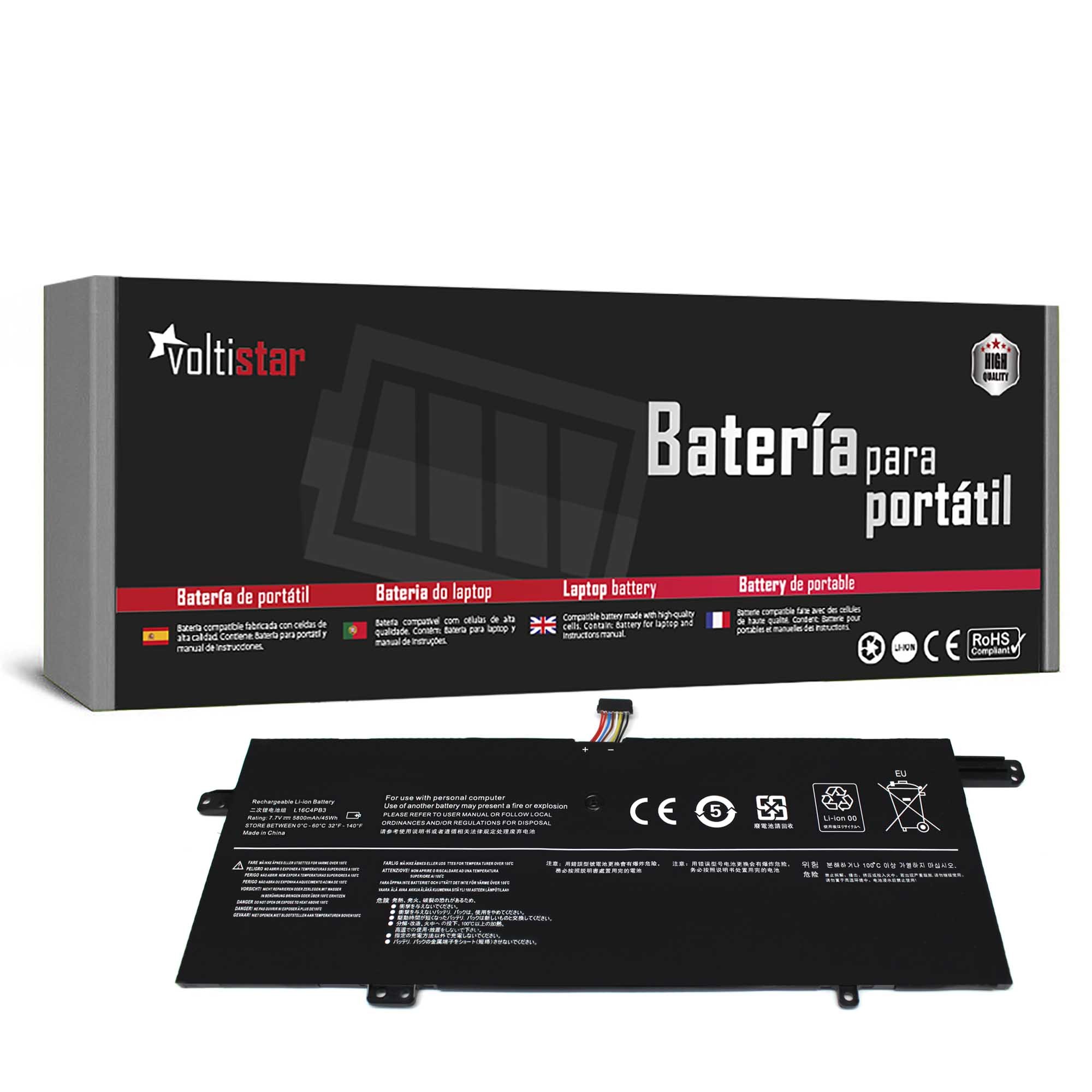 Bateria para Portátil LENOVO IDEAPAD 720S-13 720S-13IKB 720S-13ARR L16M4PB3