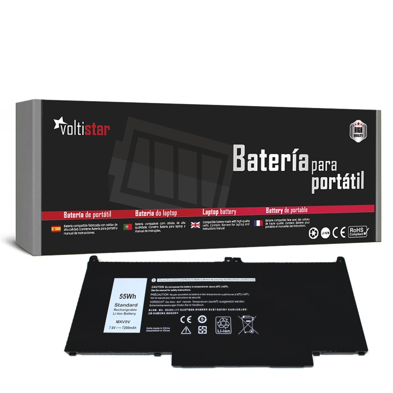 BATERIA PARA PORTÁTIL DELL LATITUDE 13 5300 5310 14 7400 7300 MXV9V P96G