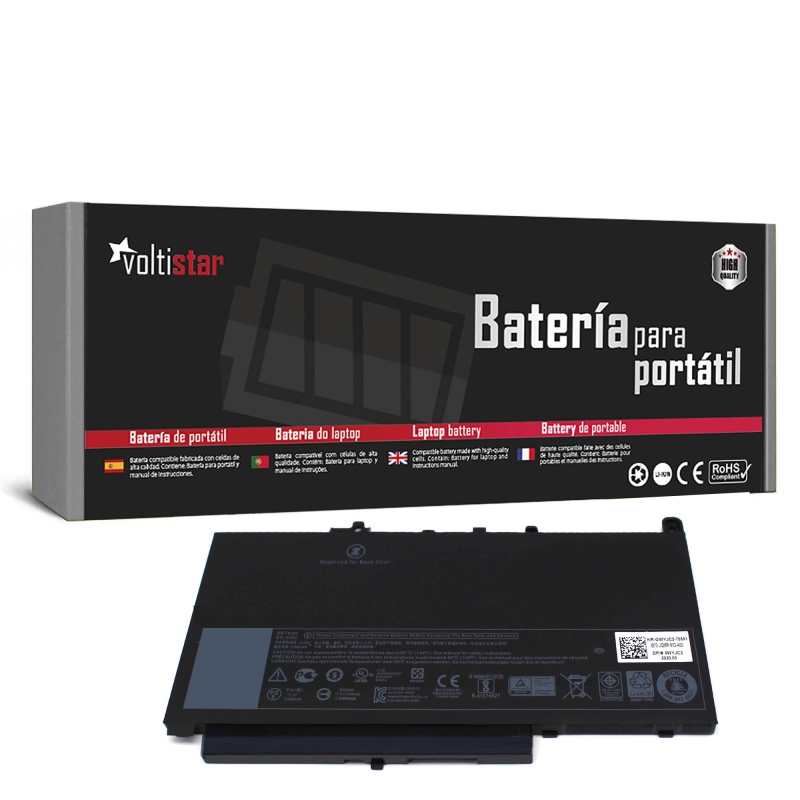 BATERÍA PARA PORTÁTIL DELL LATITUDE E7270 E7470 579TY