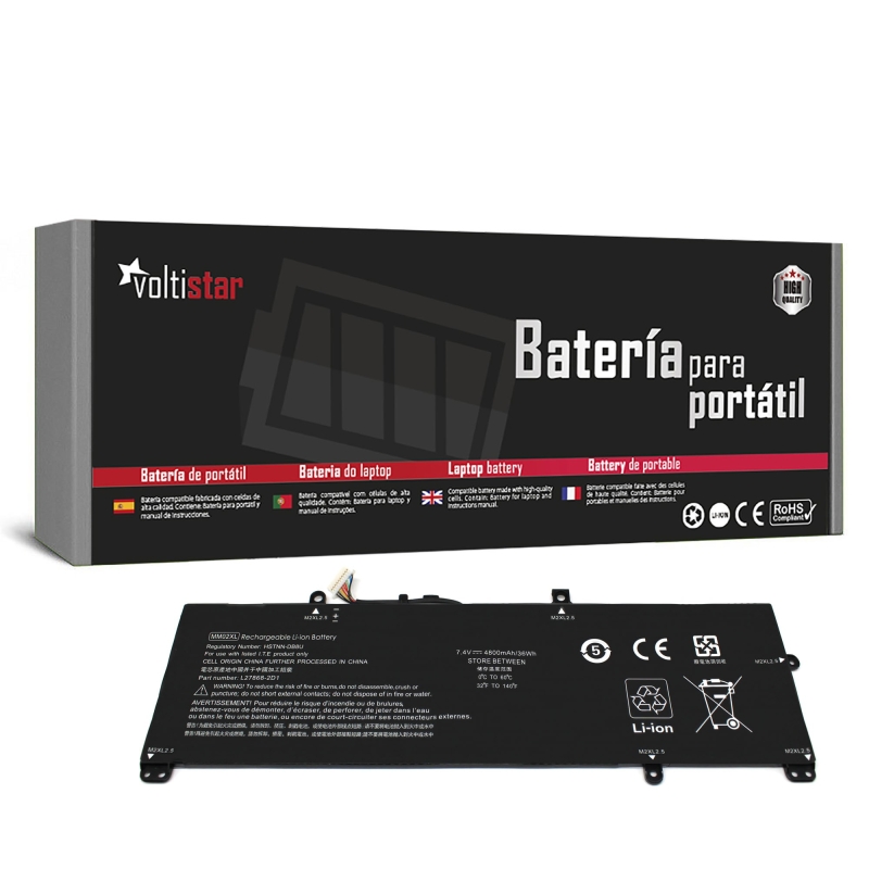 BATERIA PARA PORTÁTIL HP PAVILION 13-AN0000TU MM02XL L27886-1C1 HSTNN-IB8Q