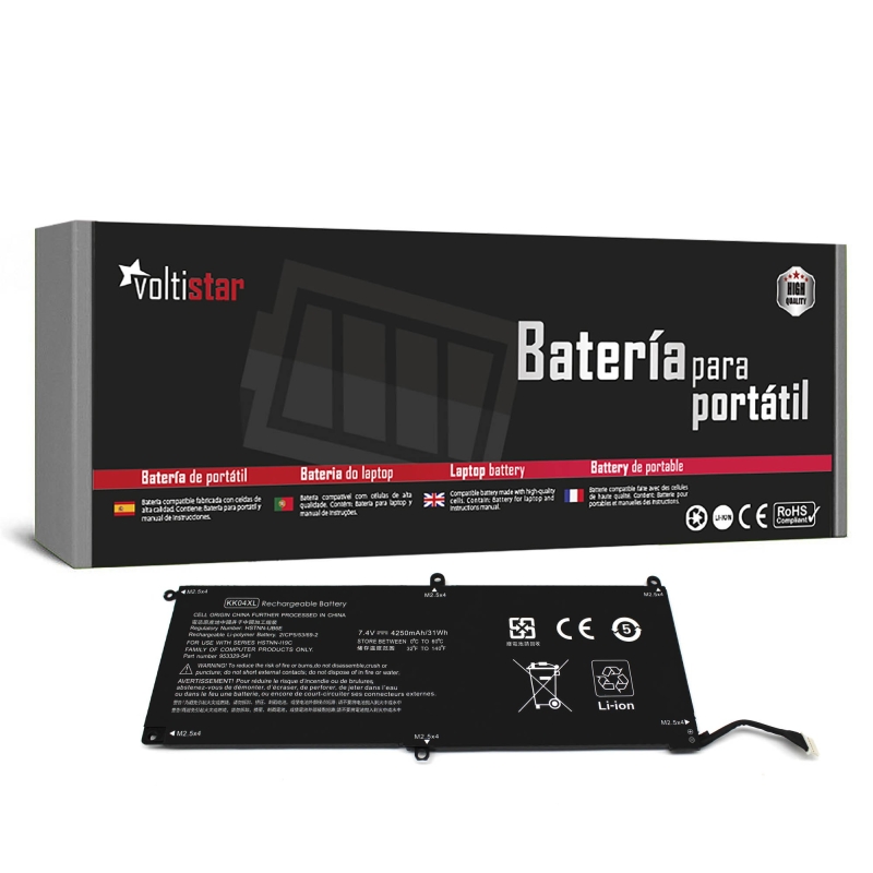 BATERIA PARA PORTÁTIL HP PRO X2 612 G1 753703-005 HSTNN-IB6E 753329-171 KK04XL