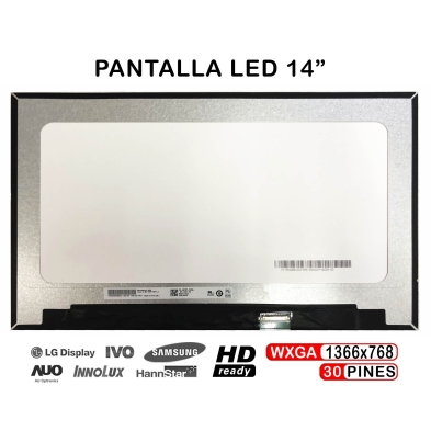 Schermo per laptop da 14" NT140WHM-N45 | NV140FHM-N4F