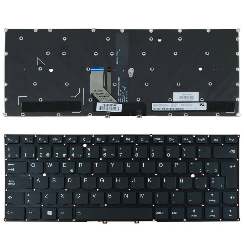Tastiera portatile Lenovo Yoga 910-13IKB - Lenovo Yoga 5 Pro