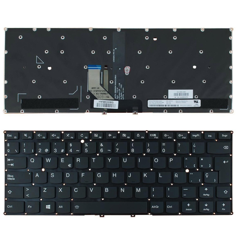 TECLADO PARA PORTATIL LENOVO YOGA 910-13IKB YOGA 5 PRO