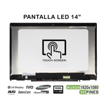 PANTALLA LED DE 14" TÁCTIL CON MARCO PARA PORTÁTIL HP PAVILION X360 14-CD 14-CD0003NS 14-CD0008NS
