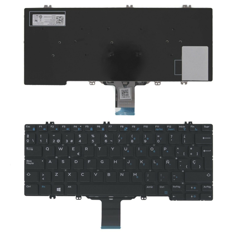 TECLADO PARA PORTATIL DELL LATITUDE 5280 8289 7280 7390 07WCPX