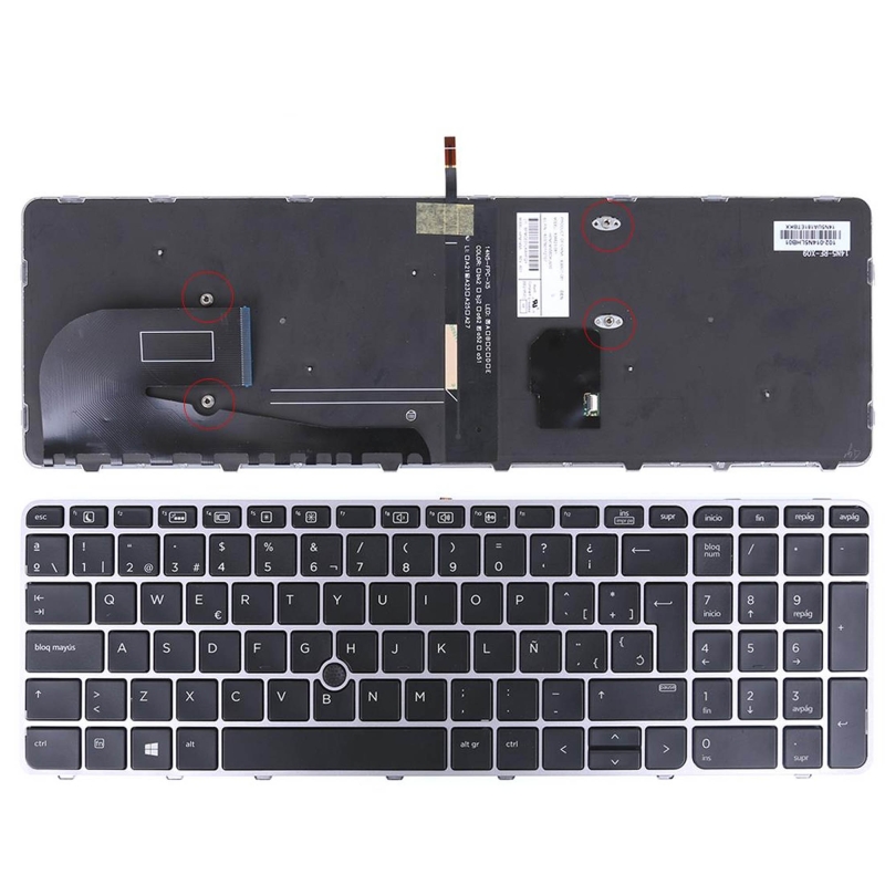 TECLADO PARA PORTATIL HP ELITEBOOK 755 G3 755 G4 850 G3 850 G4 ZBook 15U G3 15U G4