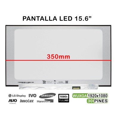 PANTALLA LED DE 15.6" PARA PORTÁTIL NT156FHM-N43 V8.0 1920X1080