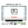 PANTALLA LED TÁCTIL DE 14" PARA PORTÁTIL B140HAK03.2 40 PINES