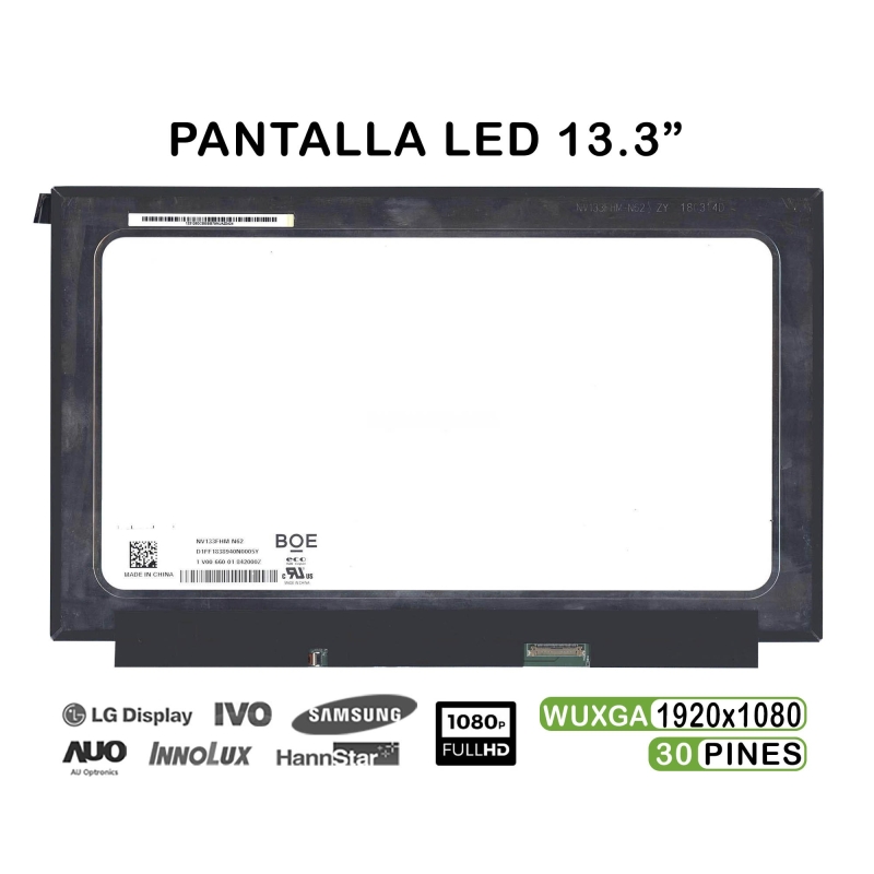 Acquista lo schermo LED portatile 13,3" NV133FHM-N62 al miglior prezzo