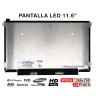 PANTALLA LED DE 11.6" PARA PORTÁTIL N116BCP-EB1 NT116WHM-N42 V8.0