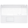 CARCAÇA MAIS ALTO TECLADO PARA PORTATIL SONY VAIO SVF152 SÉRIE SVF152C29M BRANCO INTRO PEQUENO