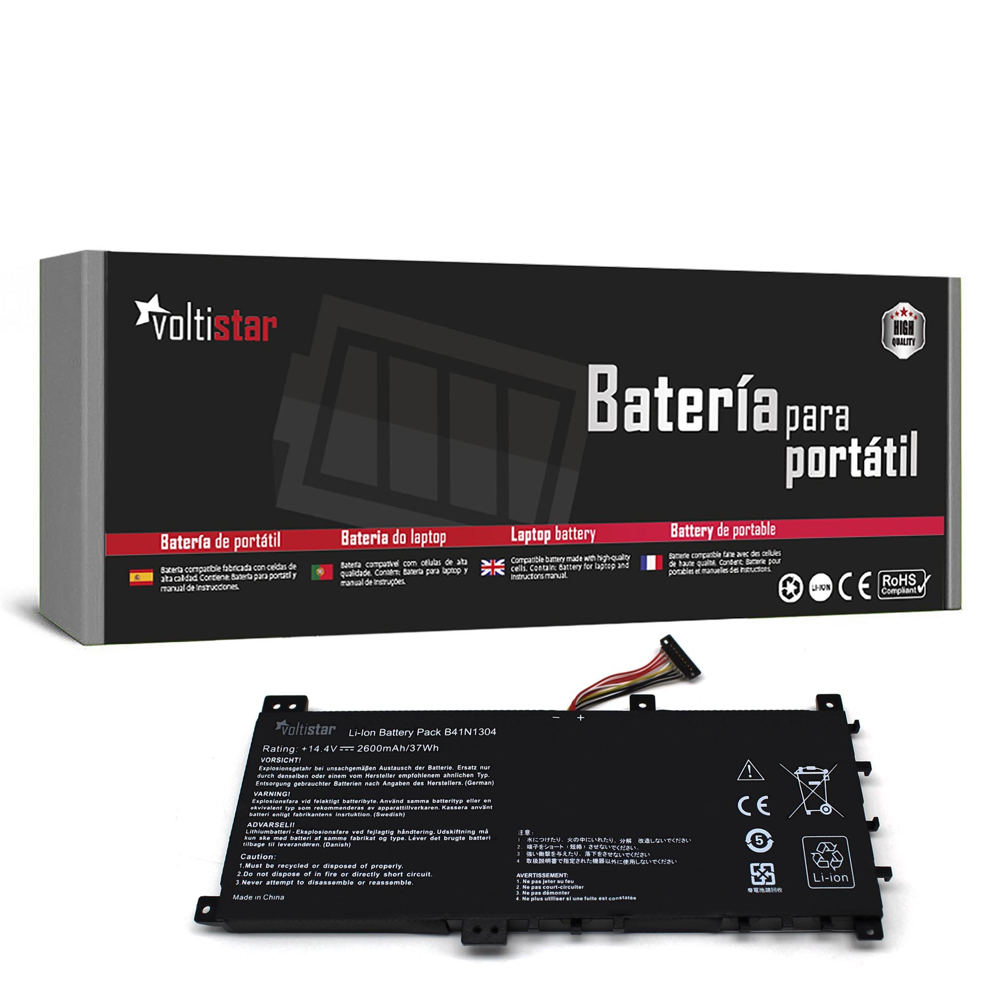 Bateria para Portátil ASUS VIVOBOOK V451L V451LA S451LA B41BK4G B41N1304