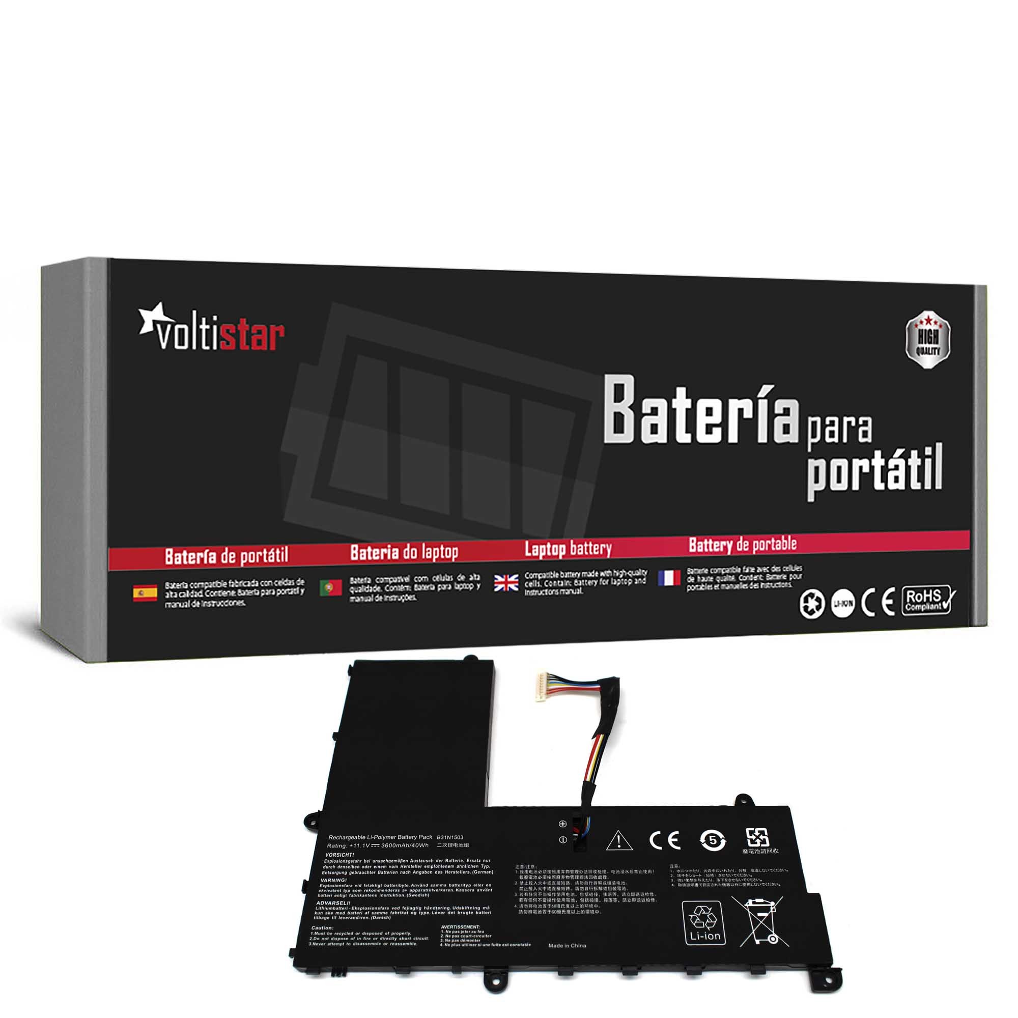 Bateria para Portátil ASUS EEEBOOK E202SA E202SA-1A E202SA-1B R206SA B31N1503