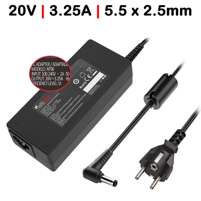 CARGADOR PARA MSI 20V 3.25A 5.5 x 2.5MM 65W