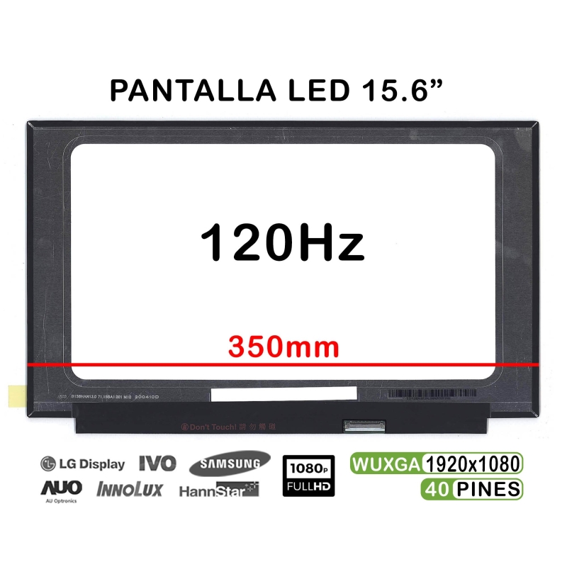 PANTALLA LED DE 15.6" PARA PORTÁTIL GAMING LENOVO IDEAPAD GAMING 3I 15IMH05 NV156FHM-NX1