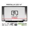 ECRÃ LED TÁTIL DE 14" PARA PORTATIL N140HCN-EA1 REV.C1 FHD 40PINES 315MM