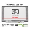 PANTALLA LED TÁCTIL DE 14" PARA PORTÁTIL N140HCN-EA1 REV.CA SD10Z34926 FHD 40PINES 315MM