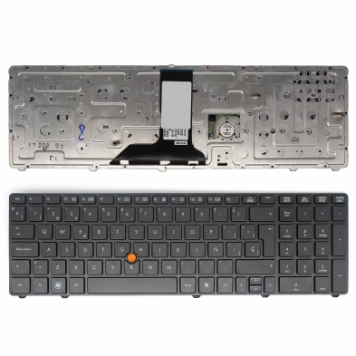 TECLADO PARA PORTÁTIL HP ELITEBOOK 8760W 8760P 8770P 8770W CON MARCO