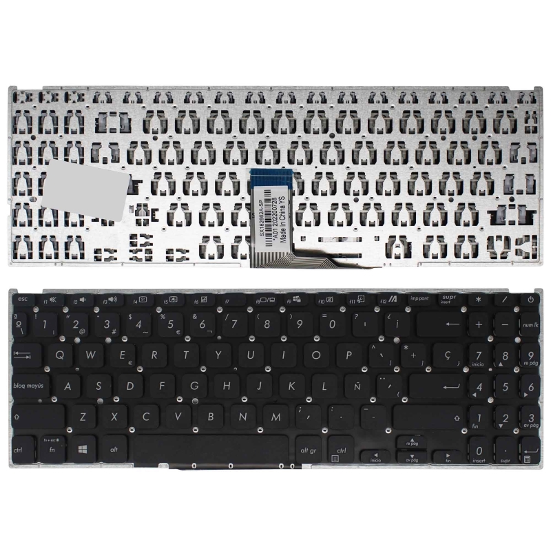 TECLADO PARA PORTATIL ASUS X509 002L18M76LHD0113-0207C-WX03-001SP NEGRO