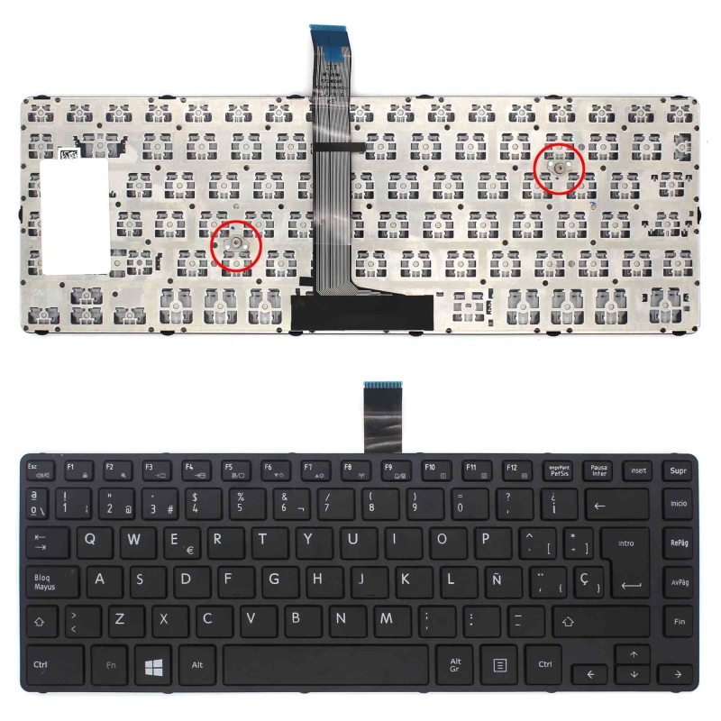 TECLADO PARA PORTATIL TOSHIBA PORTEGE R30-C SATELLITE PRO R40-C