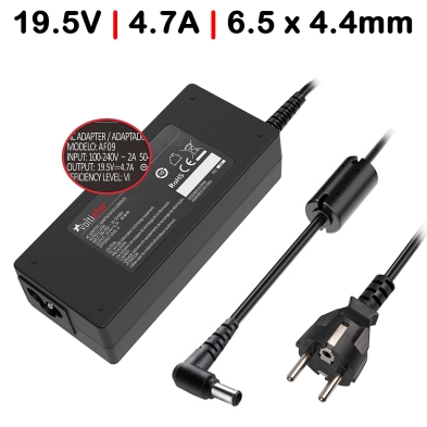 CARICABATTERIE PER COMPUTER PORTATILE SONY VAIO 19,5 V, spina con spinotto