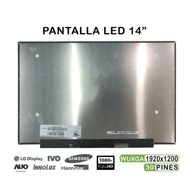 Schermo LED da 14" per laptop NE140WUM-N61 | 1920x1200 30 Pin