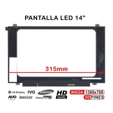 PANTALLA LED DE 14" PARA PORTÁTIL NT140WHM-N44 NT140WHM-N44 V8.0 315MM
