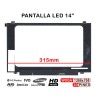 PANTALLA LED DE 14" PARA PORTÁTIL NT140WHM-N44 315MM