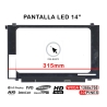 PANTALLA LED DE 14" PARA PORTÁTIL NT140WHM-N44 315MM