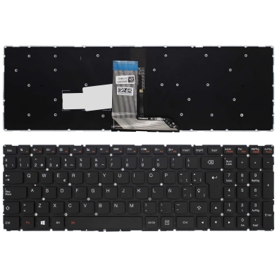 TECLADO PARA PORTÁTIL LENOVO IDEAPAD YOGA 700-15ISK NEGRO RETROILUMINADO